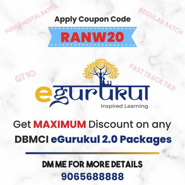 Dbmci Egurukul آمار کانال Egurukul Dbmci Discount Telegram Analytics