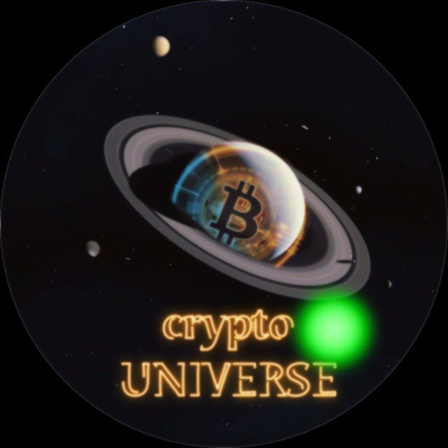 Crypto universe. Universal Crypto buttons.