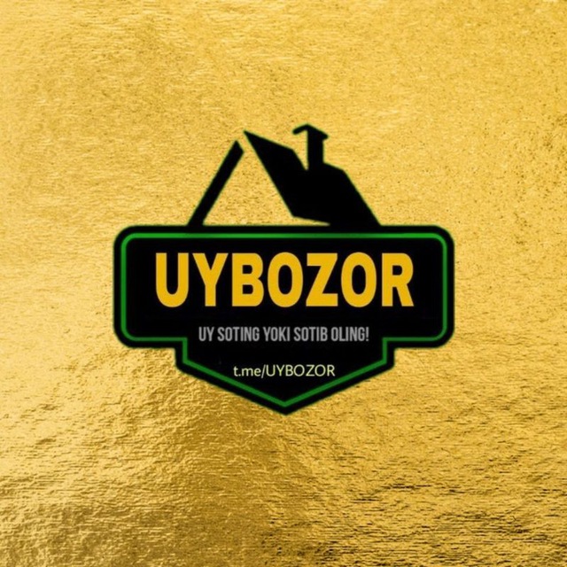 Телеграм голд. UYBOZOR. UYBOZOR logo.