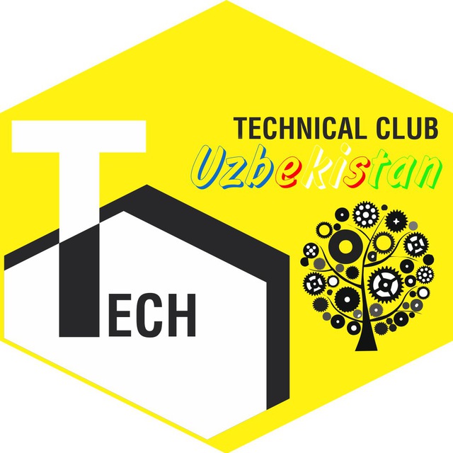 Tech club. Uzbekistan's Club logo.