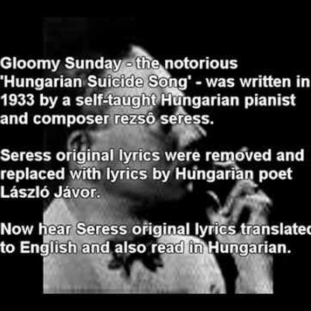 Sunday lyrics. Rezso Seress gloomy Sunday. Gloomy Sunday Lyrics. Gloomy перевод.