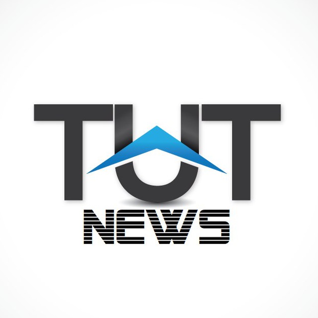 Тут тг. Tut News логотип.