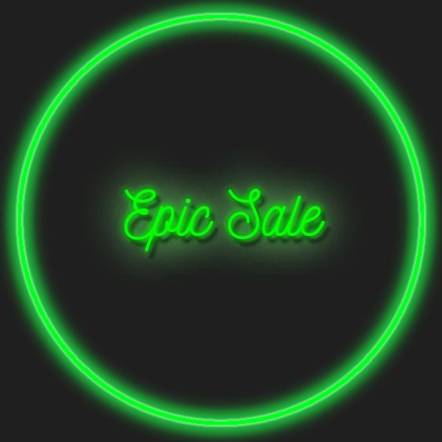 Epic sale. Epic stats лого.