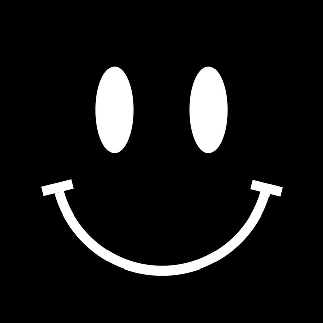 The dark smile. Acid House smile.