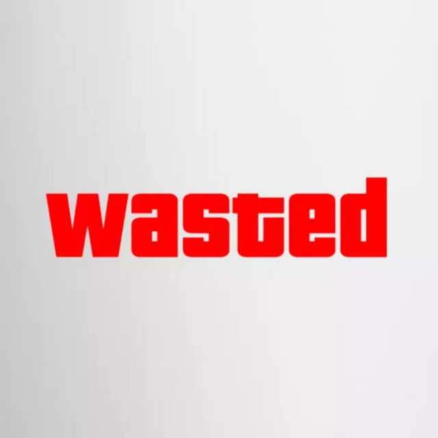 Картинка wasted для монтажа