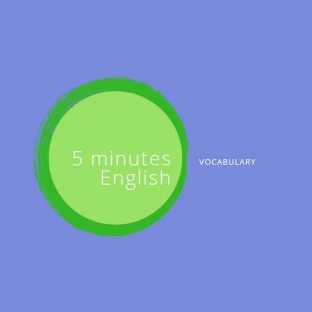 1 минута на английском. 5 Minute English. Telegram Vocabulary.