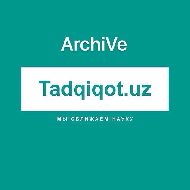 Тадкикот уз. Tadqiqot. Archive uz logo.