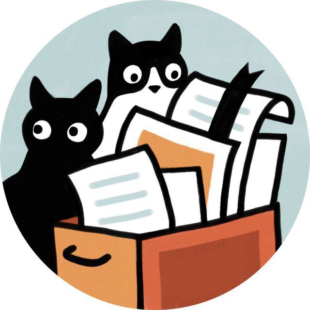 Chat paper. Аватарка для книжного канала.