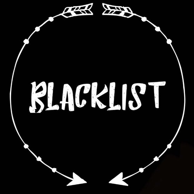 Попала в блэк лист. Блэк лист. Blacklist надпись. Черный список логотип. Черный список аватарка.