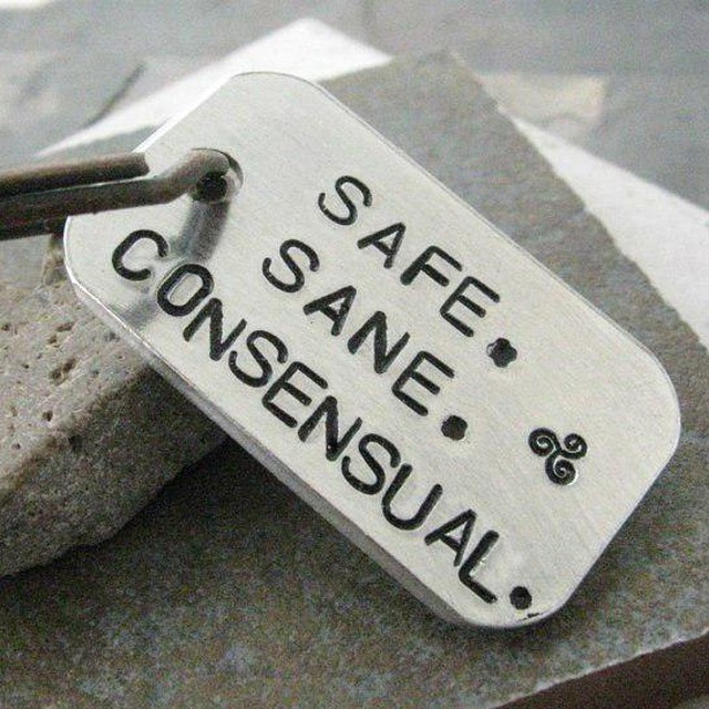 Safe, Sane, consensual. Safe Sane.