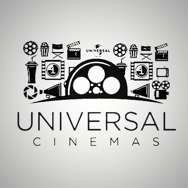 Cinema universe. Universal Cinema. TM Universal. Universal Cinema work.