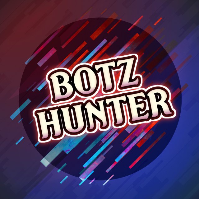 Hunt telegram. Botz logo.