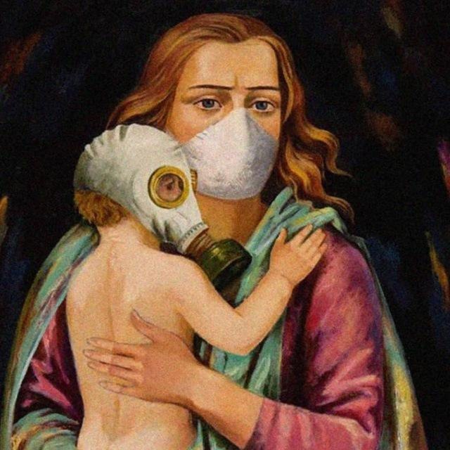Картина чернобыльская мадонна