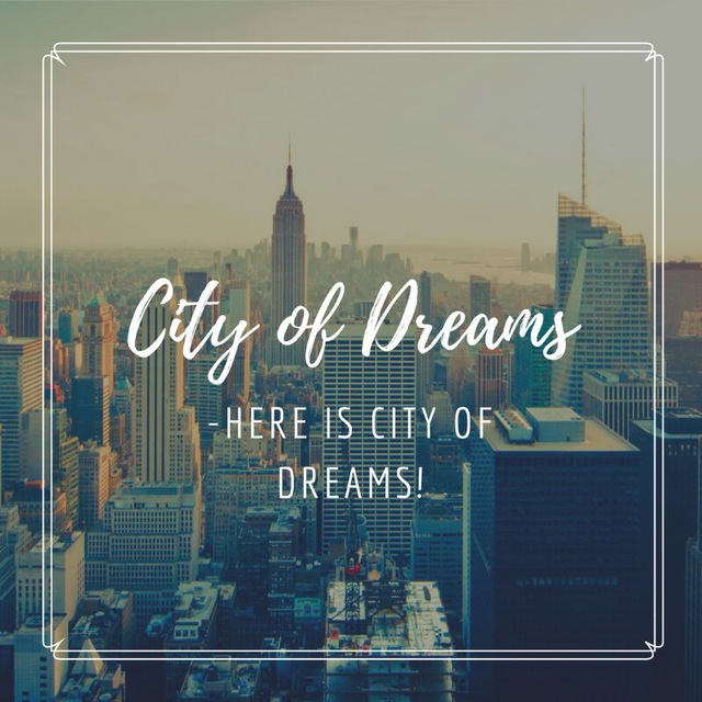 The city of my dream презентация