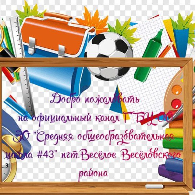 ГБУ ОО ЗО "Средняя общеобразовательная школа № 43" пгт.Весёлое Весёловского района